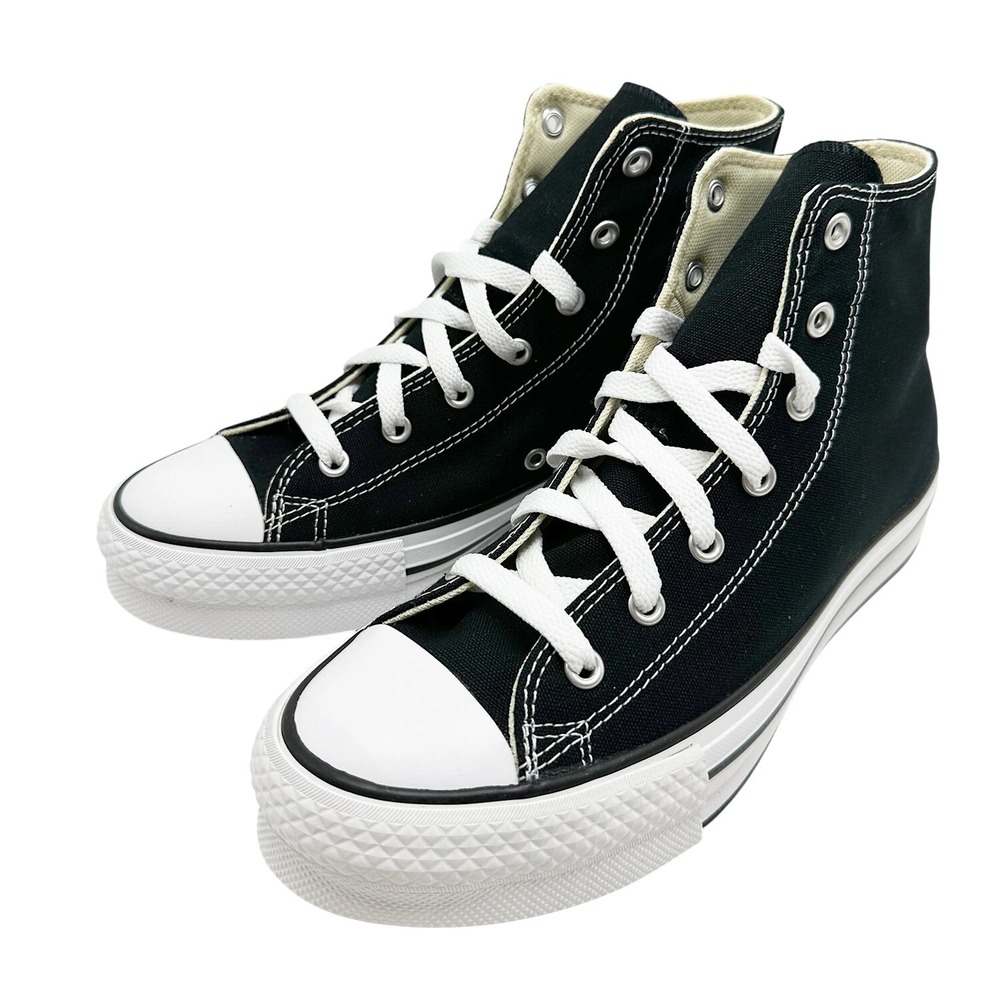 Big Kids 5 CONVERSE Chuck Taylor‎ All Star Lift Platform High Top Black 272855F